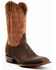 Lucchese Men's Gordon Western Boots - Broad Square Toe, Chocolate, hi-res