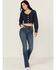 Image #3 - Shyanne Women's Celeste High Rise Bootcut Stretch Denim Jeans, Medium Wash, hi-res