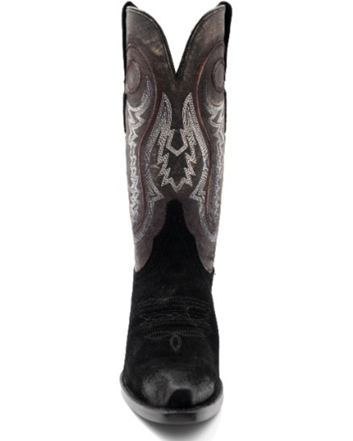 Image #4 - Ferrini Women's Roughrider Western Boots - Snip Toe, Black, hi-res