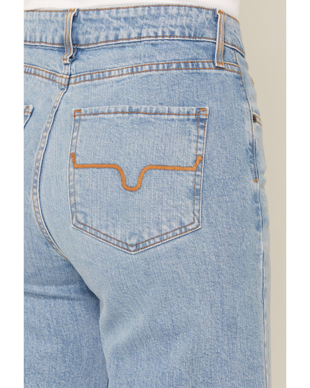 Image #4 - Kimes Ranch Women's Light Wash Zoey High Rise Wide Denim Jeans, Light Wash, hi-res
