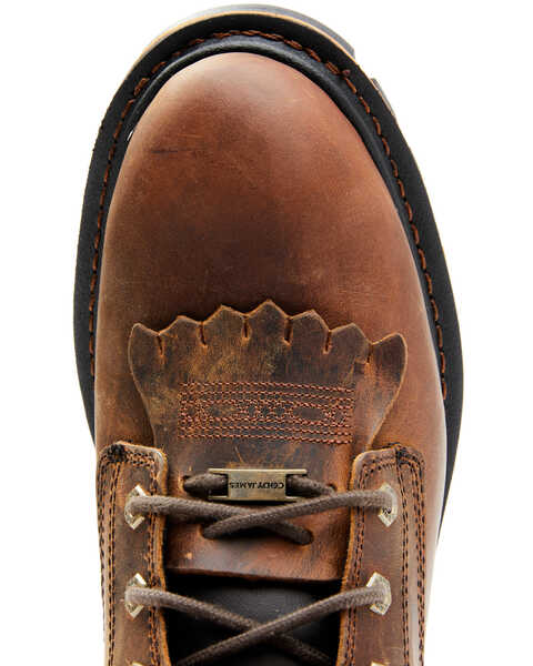 Cody James Men's 8" Decimator Work Boots - Soft Toe, Brown, hi-res