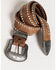 Image #3 - Shyanne Women's Rhinestone Border Belt, Brown, hi-res