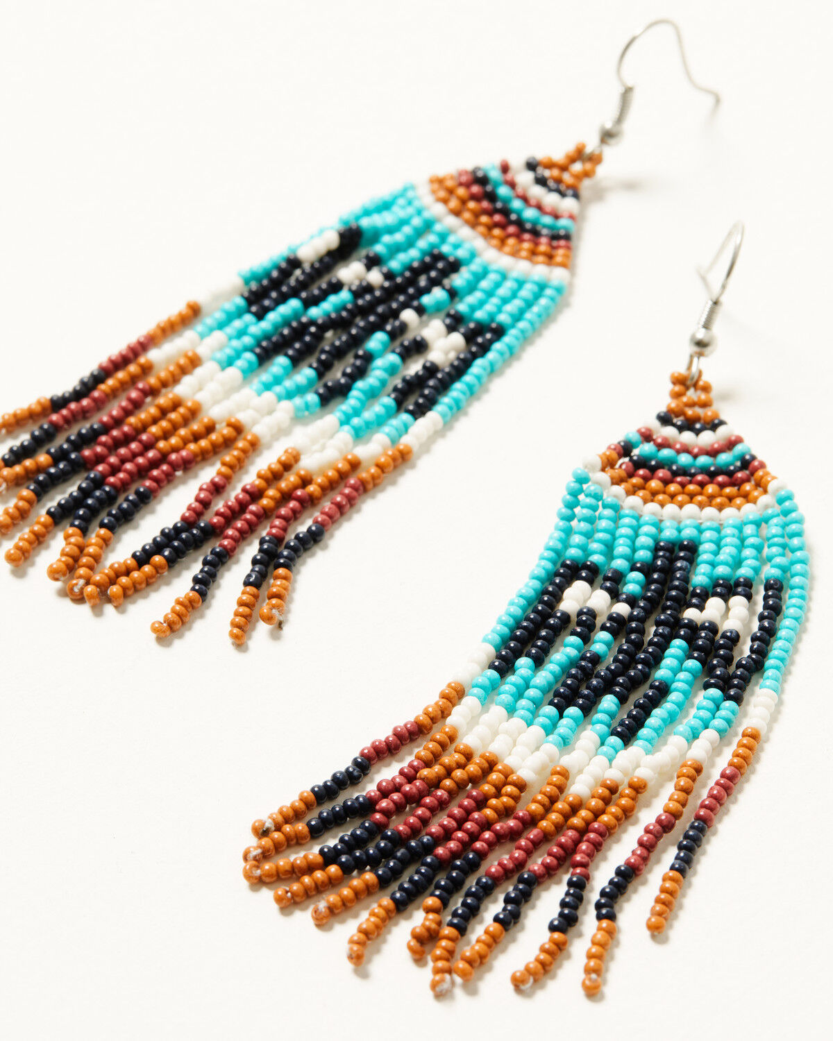 Image #3 - Idyllwind Women's Graylynn Beaded Fringe Earrings, Turquoise, hi-res