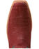 Image #4 - Ariat Men's Futurity Relentless Gold Rush Exotic Lizard Western Boots - Square Toe, Red, hi-res