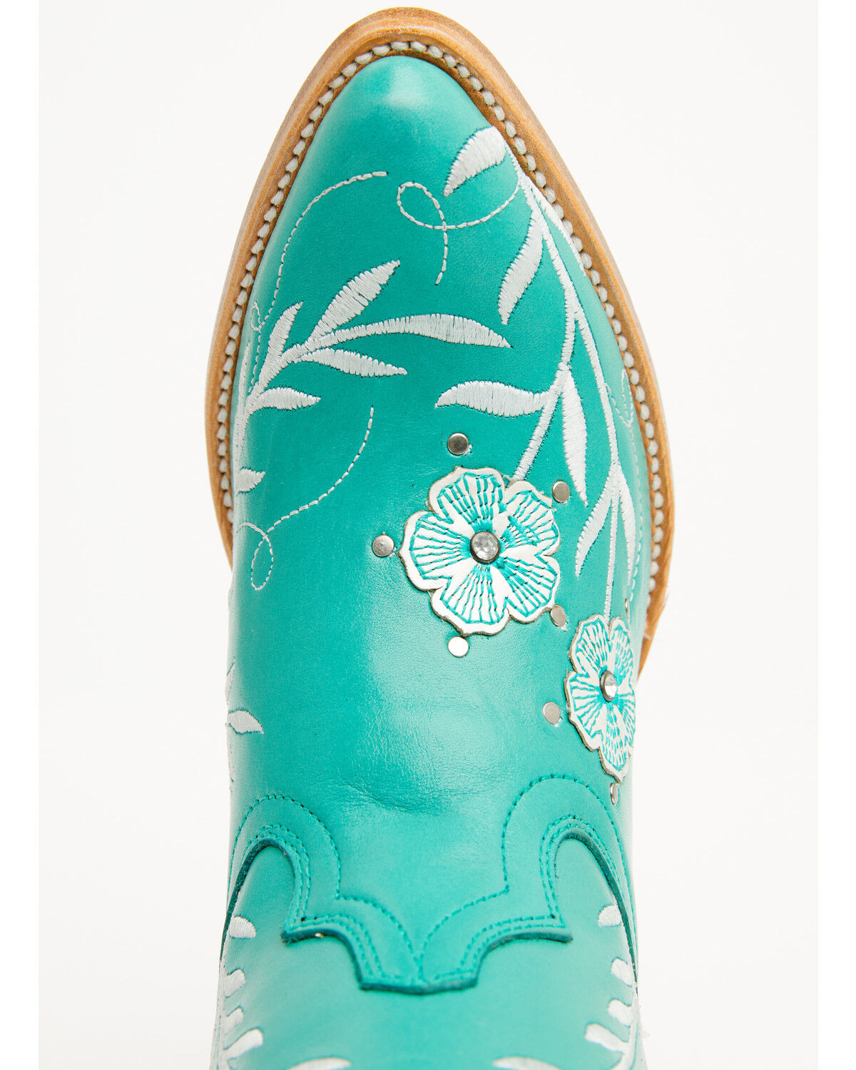 Image #6 - Ariat Women's Romance Floral Embroidered Tall Western Boots - Round Toe, Turquoise, hi-res