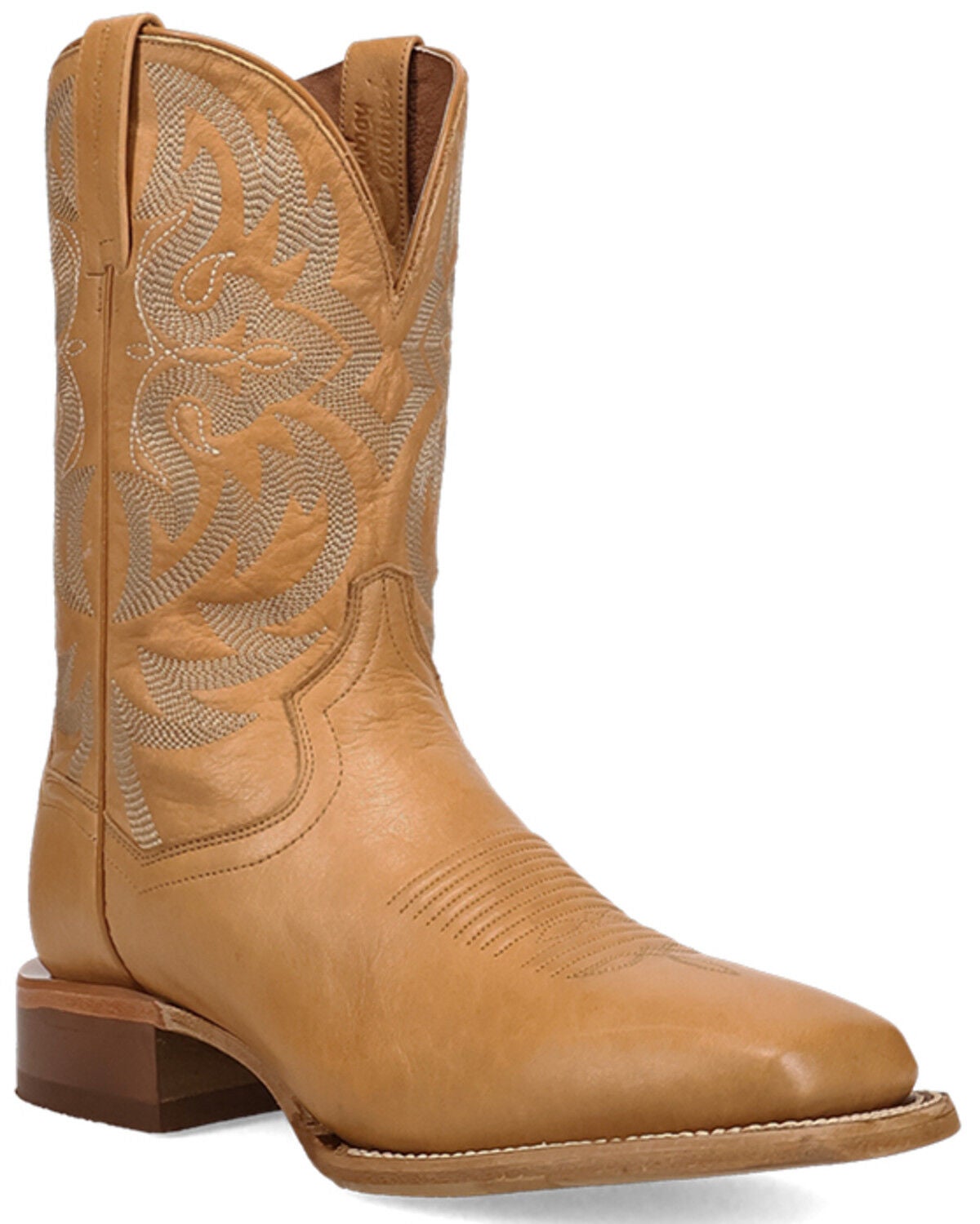 Image #1 - Dan Post Men's Sonara Western Boots - Broad Square Toe, Honey, hi-res
