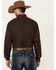 Image #4 - Cinch Men's Solid Brown Button Down Long Sleeve Western Shirt , Brown, hi-res