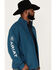 Image #2 - Ariat Men's Logo 2.0 Softshell Jacket - Big & Tall, Blue, hi-res