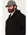 Image #2 - Forge Workwear Men's FR  Hooded Sweatshirt, Black, hi-res