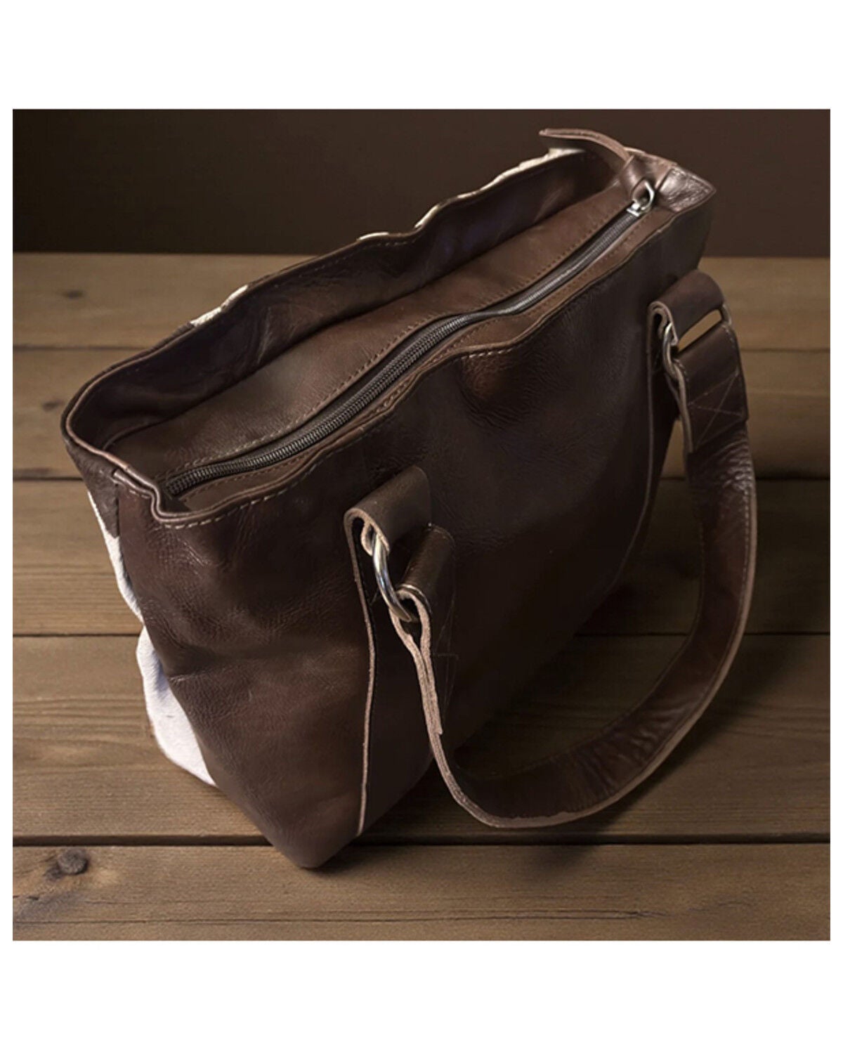 Image #3 - Ranch Junkie Women's Highlands Genuine Cowhide Tote Handbag, Multi, hi-res