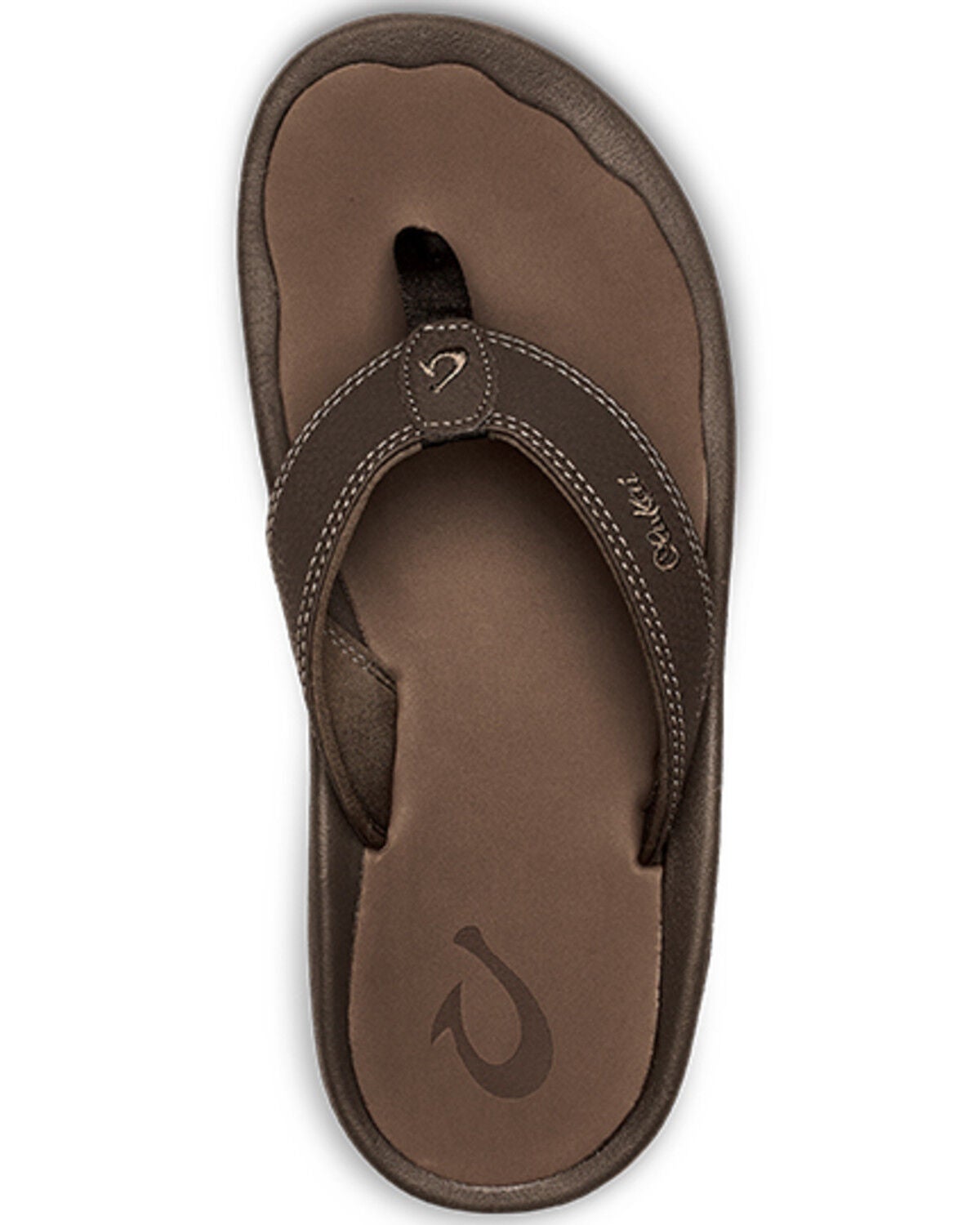 Image #2 - OluKai Men's Ohana Sandals, Dark Brown, hi-res