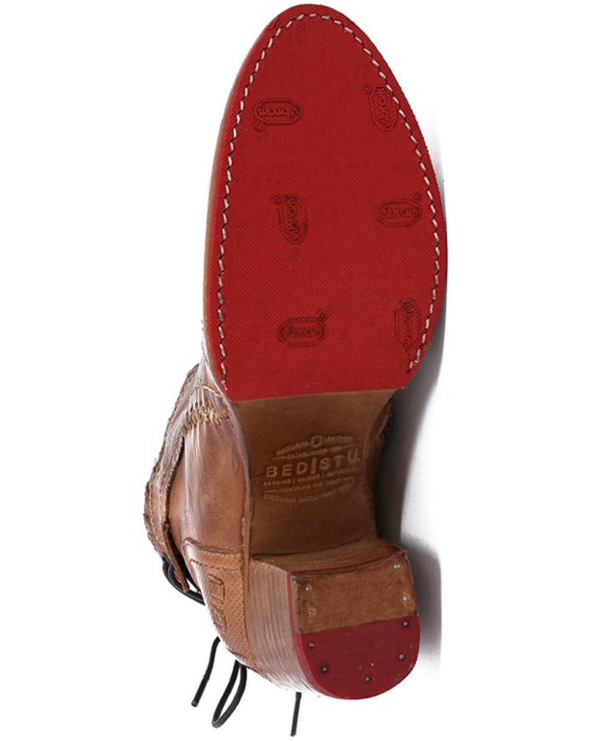 Image #3 - Bed Stu Women's Bia Braided Trim Booties - Round Toe, Tan, hi-res