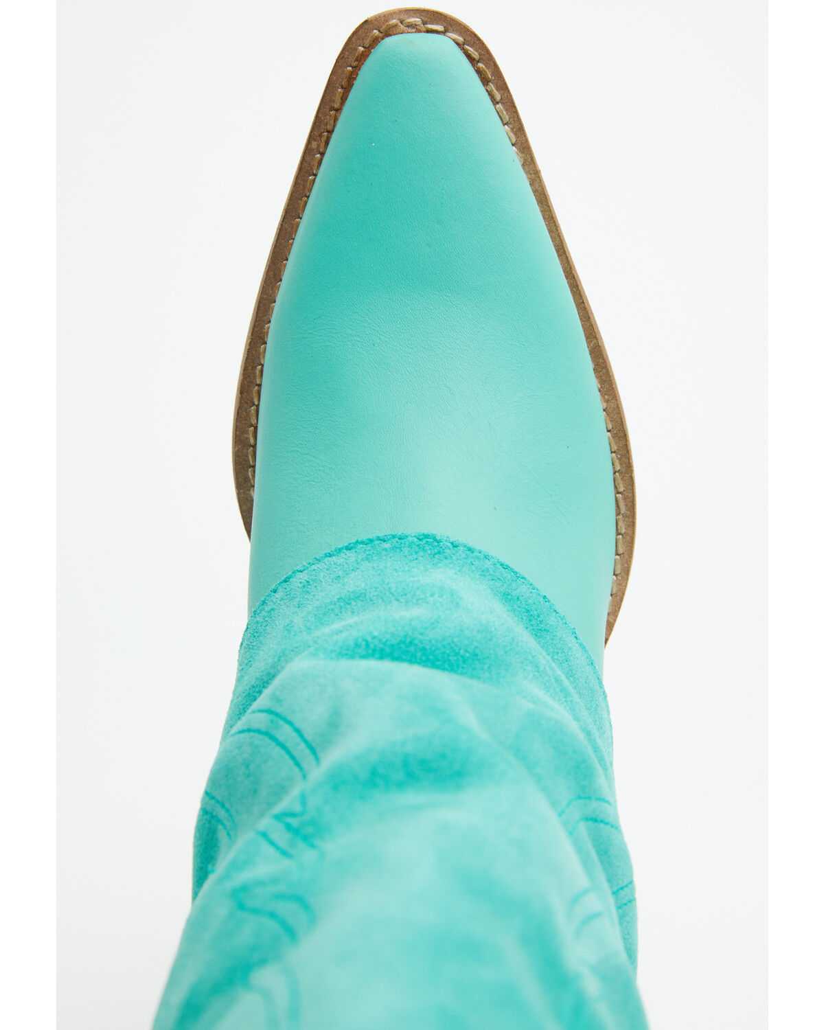 Image #6 - Dingo Women's Wild Horses Tall Western Boots - Snip Toe, Green, hi-res