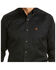 Image #2 - Ariat Men's Solid Twill Fitted Long Sleeve Button-Down Western Shirt, Black, hi-res