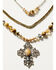 Image #2 - Shyanne Women's Champagne Chateau Cross Jewelry Set - 2 Piece, Multi, hi-res
