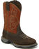 Tony Lama Men's Junction Waterproof Work Boots - Steel Toe , Brown, hi-res