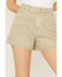 Rolla's Women's High Rise Mirage Shorts, Light Green, hi-res
