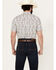 Image #4 - Cody James Men's Geo Paisley Print Short Sleeve Button-Down Stretch Western Shirt - Big, White, hi-res