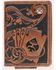 Image #1 - Hooey Men's Gambler Playing Card Embossed Bifold Money Clip, Brown, hi-res