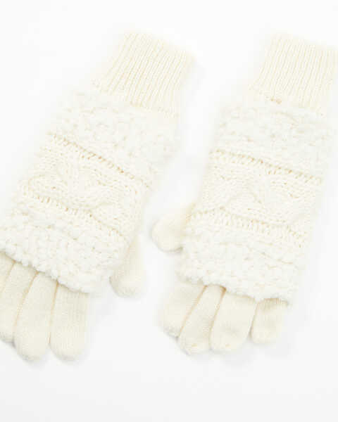 Idyllwind Women's Opalfire Ivory Gloves, Ivory, hi-res