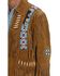 Image #2 - Liberty Wear Eagle Bead Fringed Suede Leather Jacket, Tobacco, hi-res