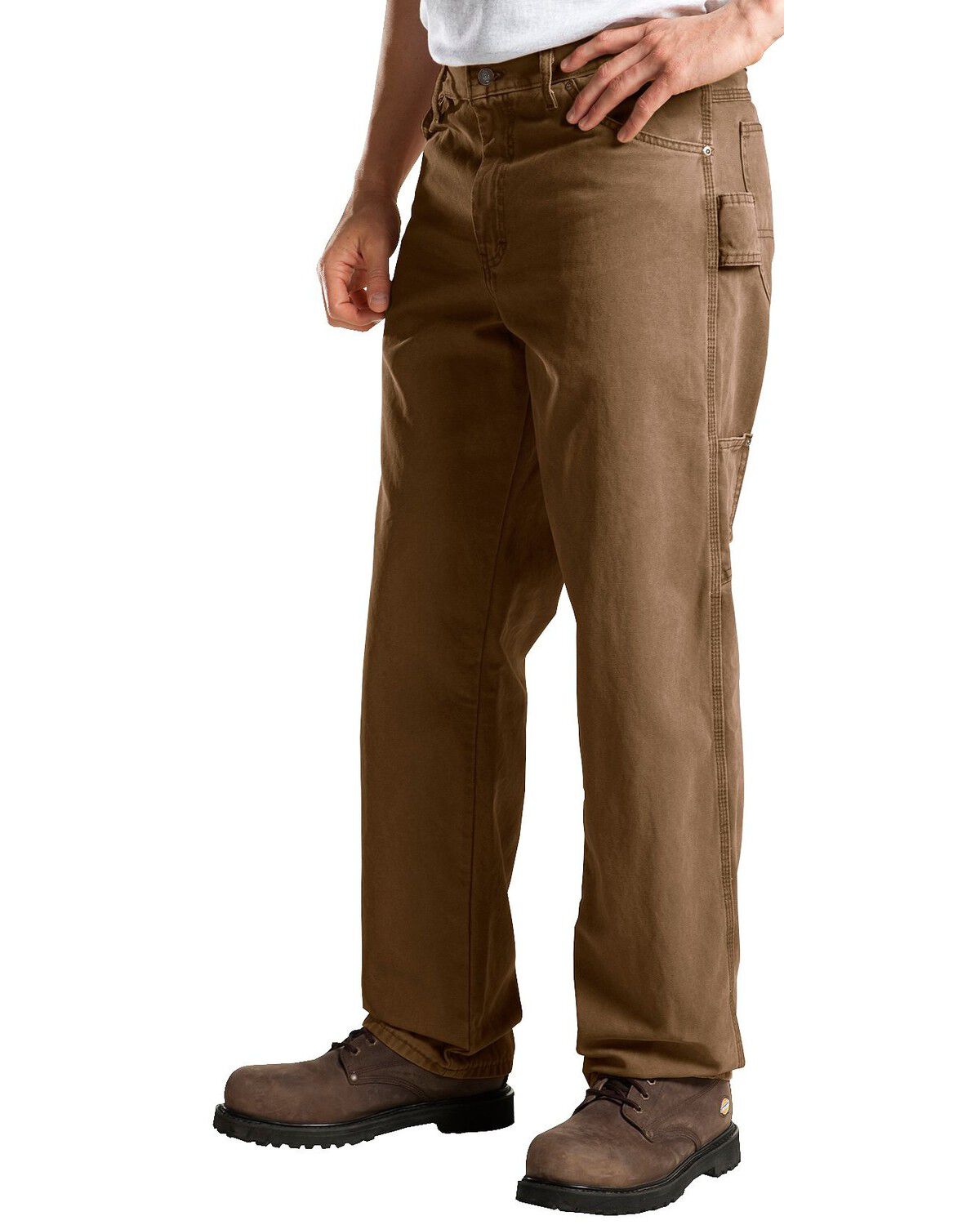Dickies Men's Sanded Duck Carpenter Jeans, Timber, hi-res
