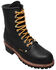 Image #1 - Ad Tec Men's 9" Waterproof Logger Work Boots - Soft Toe, Black, hi-res