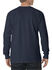 Image #2 - Dickies Men's Heavy Weight Crew Long Sleeve Tee - Big & Tall, Navy, hi-res