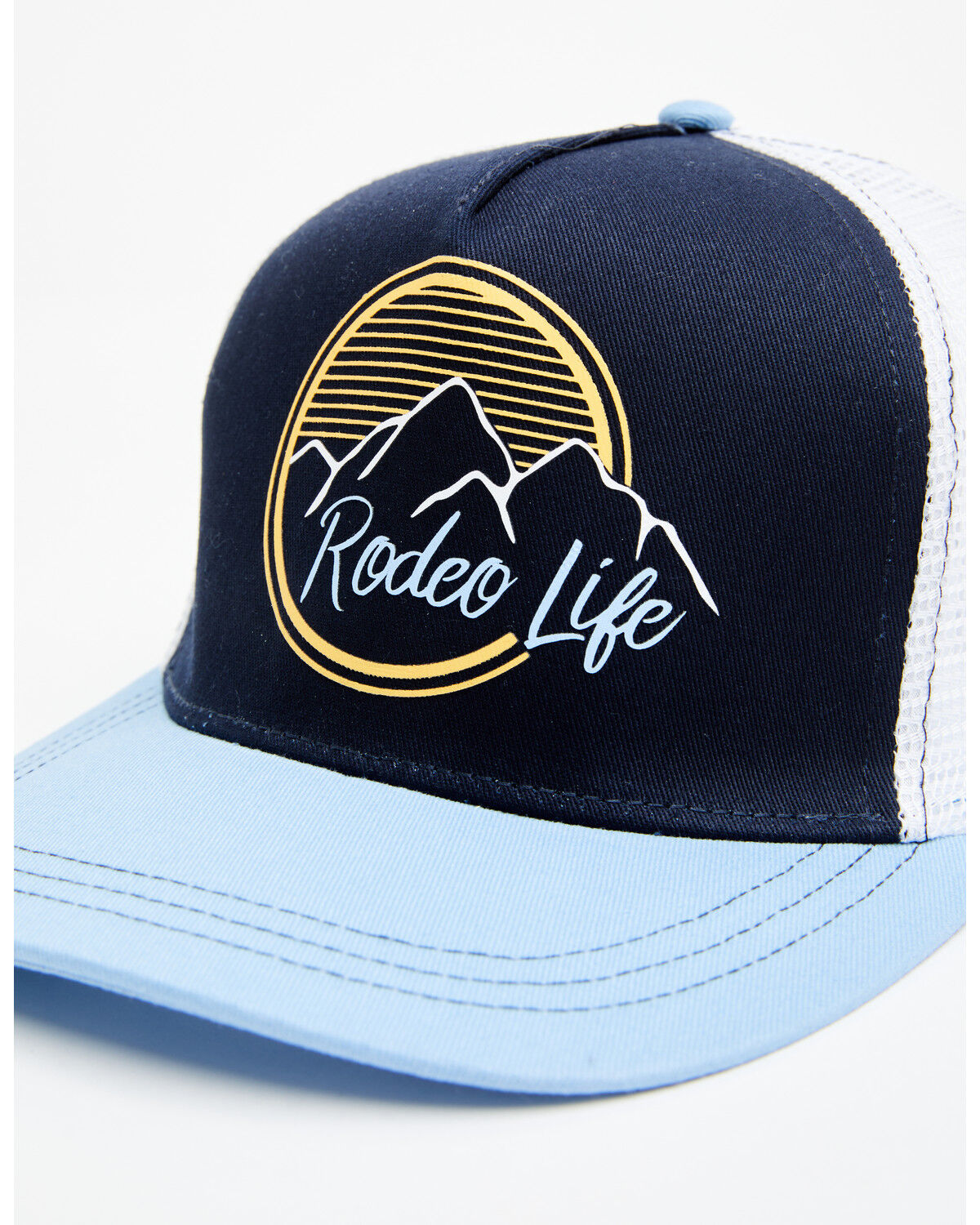 Image #2 - Cinch Women's Rodeo Life Ball Cap, Blue, hi-res