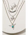 Shyanne Women's Wild Soul Layered Multi Charm Jewelry Set, Silver, hi-res