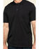 Hawx Men's Black Miller Pique Short Sleeve Work Polo Shirt - Big , Black, hi-res