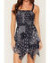 Image #3 - Ash & Violet Women's Bandana Print Hanky Hem Mini Dress, Navy, hi-res