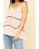 Image #4 - Miss Me Women's Printed Sleeveless Tiered Top, Rust Copper, hi-res
