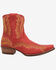 Image #2 - Dingo Women's Laurel Western Booties - Snip Toe, Red, hi-res