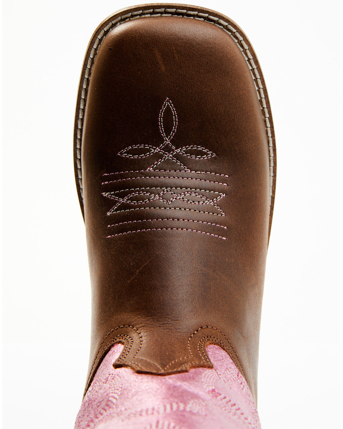 Image #6 - Shyanne Girls' Miss Molly Western Boots - Broad Square Toe, Pink, hi-res