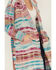 Image #3 - Room 34 Women's Color Block Cardigan, Periwinkle, hi-res