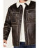 Image #3 - Cody James Men's Carmine Faux Shearling Shacket, Brown, hi-res