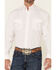 Image #3 - Stetson Men's Small Check Plaid Print Long Sleeve Button Down Western Shirt , Pink, hi-res