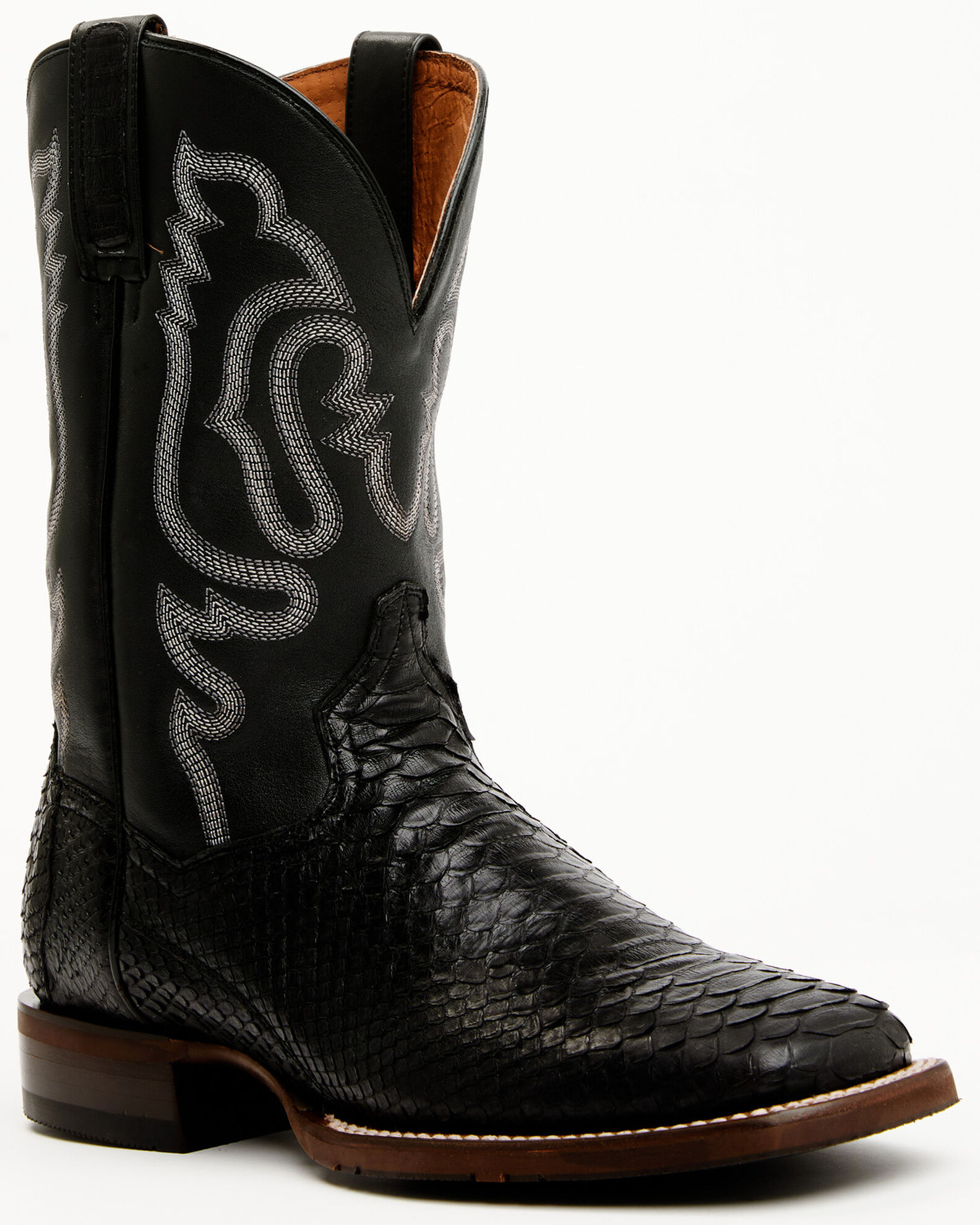 Dan post black python boots hotsell