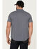 Image #4 - Brixton Men's Charter Tile Short Sleeve Button-Down Stretch Shirt, Navy, hi-res