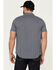 Image #4 - Brixton Men's Charter Tile Short Sleeve Button-Down Stretch Shirt , Navy, hi-res