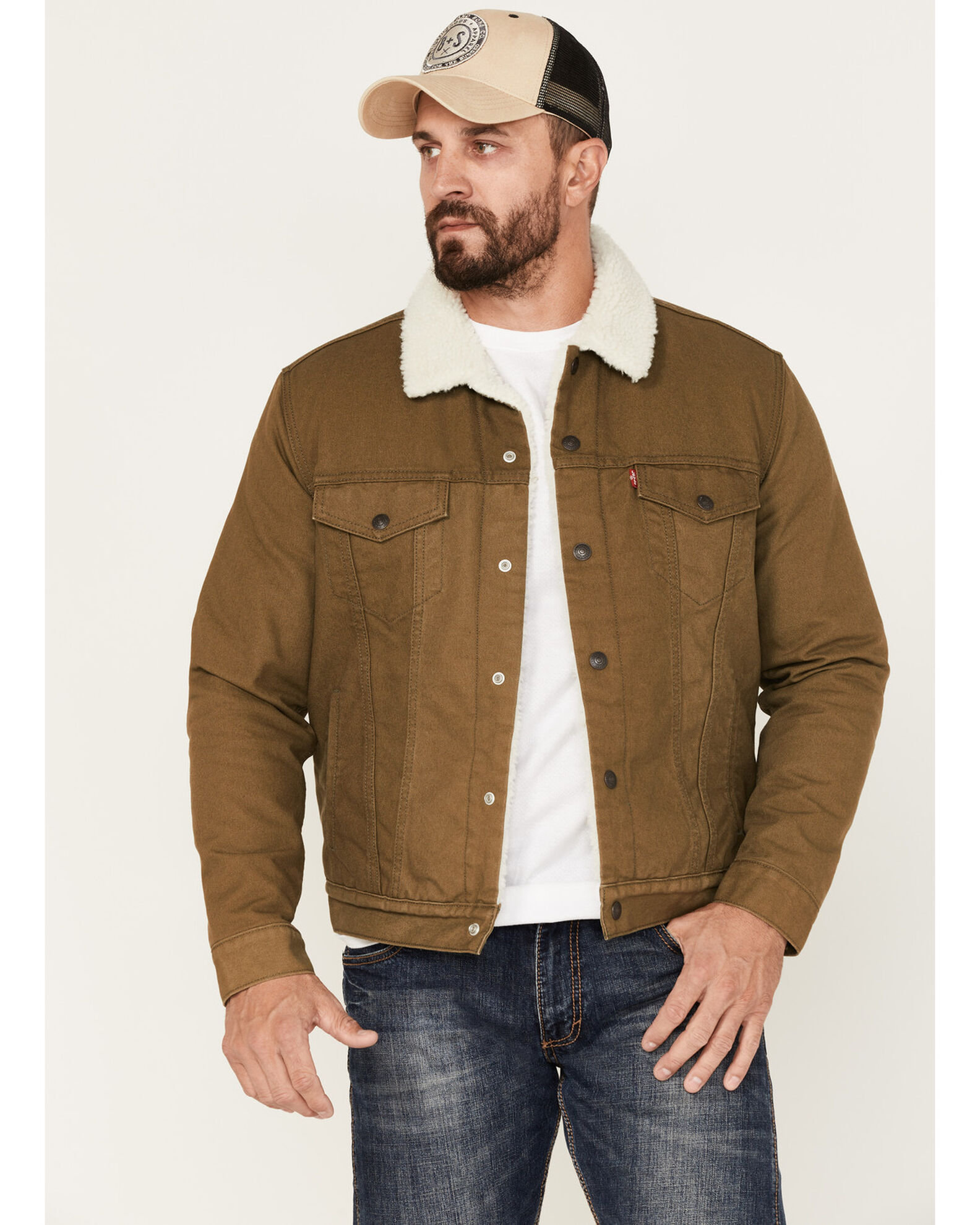 Levi's Men's Sherpa Lined Trucker Jacket - Country Outfitter