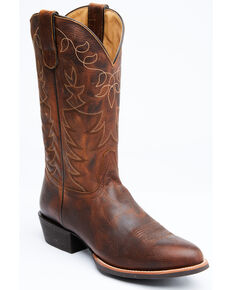 Cody James Men's Cowpoke Western Boots - Round Toe, Tan, hi-res