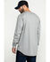 Image #2 - Hawx Men's FR Pocket Long Sleeve Work T-Shirt - Tall, Silver, hi-res