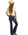 Rock & Roll Denim Girls' Dark Basic Trouser, Blue, hi-res