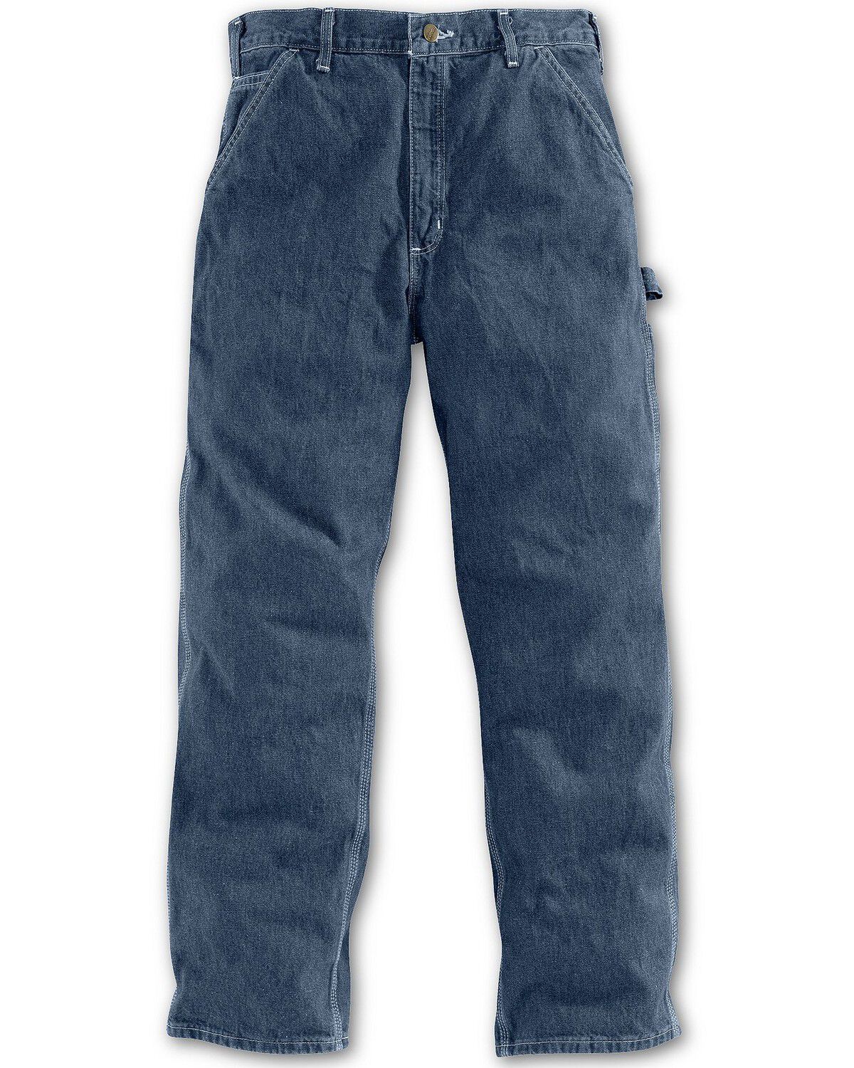 carhartt men's washed denim original fit work dungaree b13