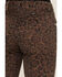 Image #4 - Wrangler X Fender Women's Leopard Print Lace-Up Denim Jeans, Brown, hi-res