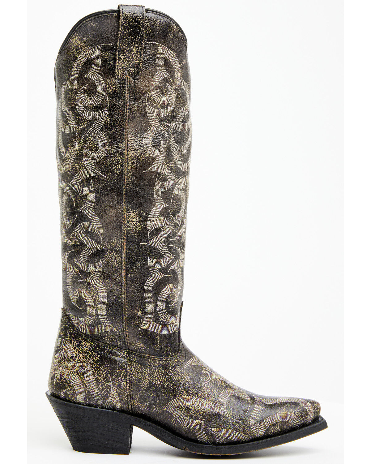 Image #2 - Laredo Women's Twyla Tall Western Boots - Snip Toe, Black, hi-res