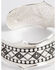 Image #3 - Montana Silversmiths Women's Phases Of The World Cuff Bracelet , Silver, hi-res