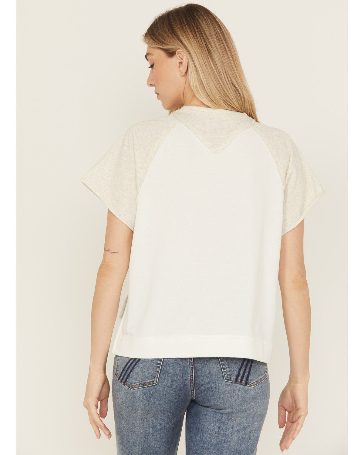 Image #4 - Kimes Ranch Women's Colorblock Short Sleeve Henley Tee, White, hi-res